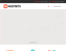 Tablet Screenshot of hostbits.com.br